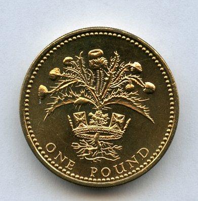 1984 UK Brilliant Uncirculated  £1 One Pound Coin