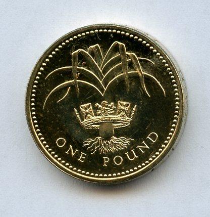 1985 UK  Brilliant Uncirculated  £1 One Pound Coin