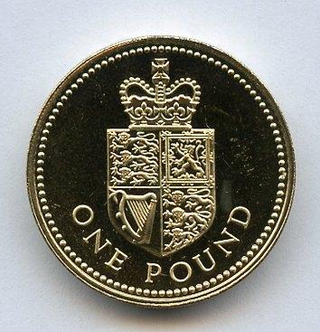 1988 UK Brilliant Uncirculated  £1 One Pound Coin