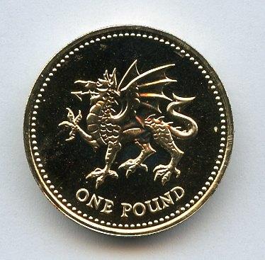 2000 UK Brilliant Uncirculated  Proof £1 One Pound Coin