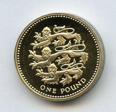 1997 UK   Proof £1 One Pound Coin
