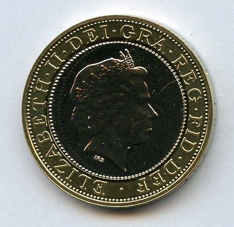 UK 2000   Standard Issue  Proof Uncirculated £2 Coin