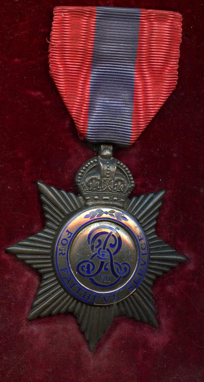 Imperial Service Medal Edward VII Gentlemans Issue