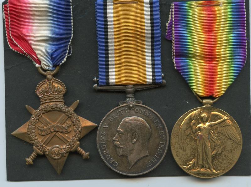 1914-15 Trio World War One Medals To 3rd Officer William G Drinkwater, Merchant Fleet Auxillary