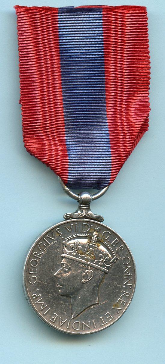 Imperial Service Medal; George VI ; Arthur Ainsworth