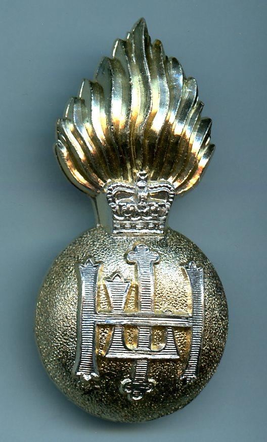 The Royal Highland Fusiliers RHF  Anodised  Cap Badge