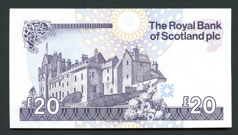Royal Bank Of Scotland £20 Twenty Pounds Note  Dated 30th March 1999