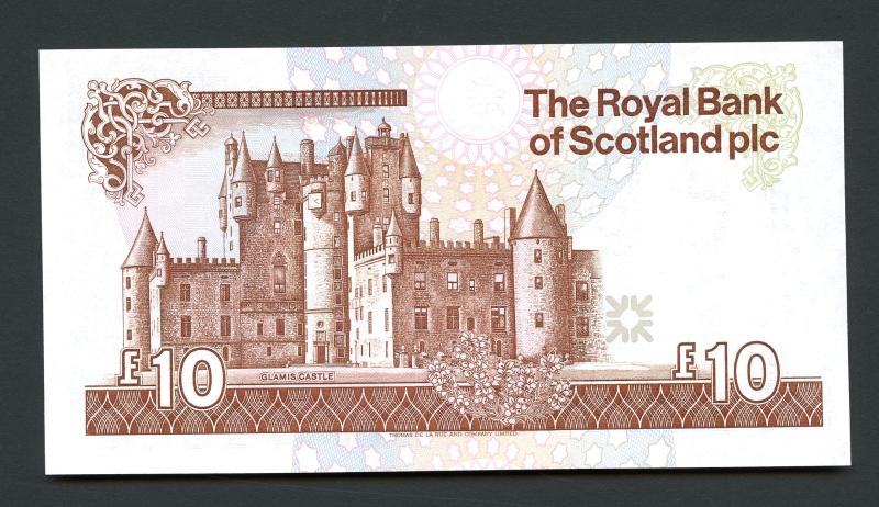 Royal Bank of Scotland £10 Ten Pounds Note Dated 20th December 2007