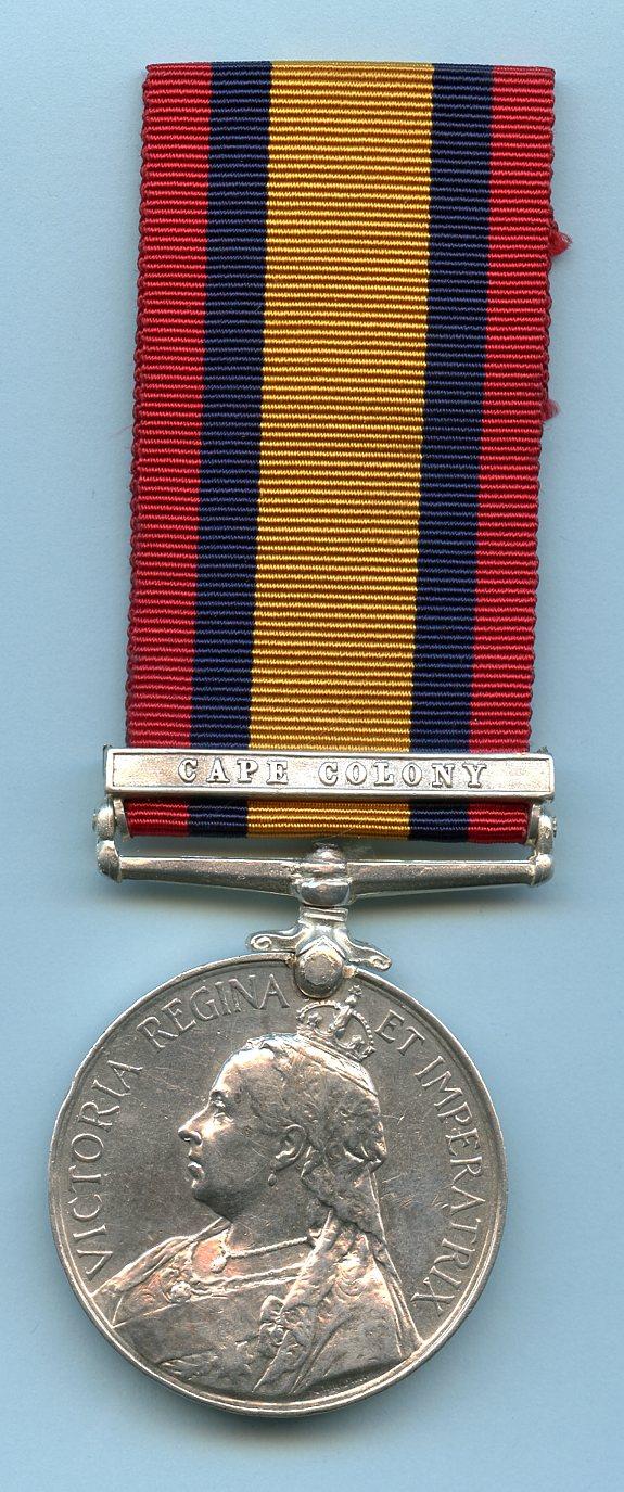 Queens South Africa Medal 1899-1902  Dvr A Swadkin, 44th Bty R.F.A.
