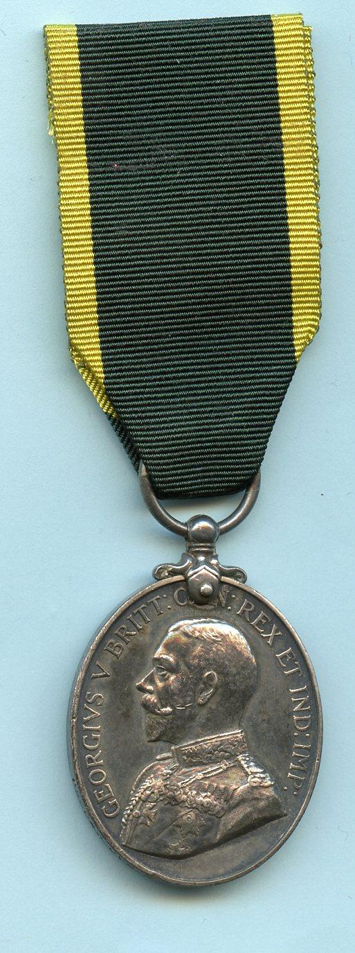 Territorial  Force Efficiency Medal Driver Robert Robertson, Royal Field Artillery