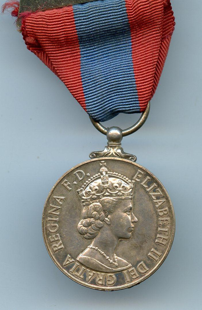 Imperial Service Medal Wilfred Leonard Evans