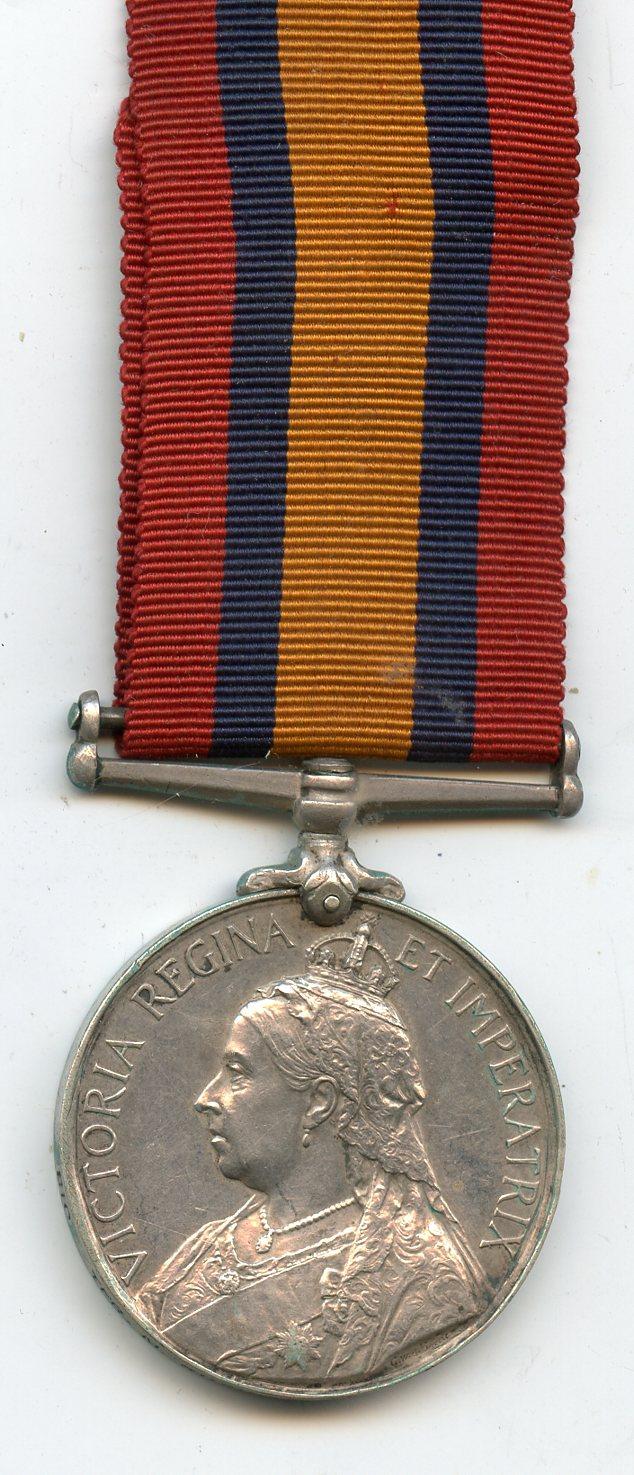 Queen's South Africa Medal To Trooper M Rushforth, Imperial Light Horse