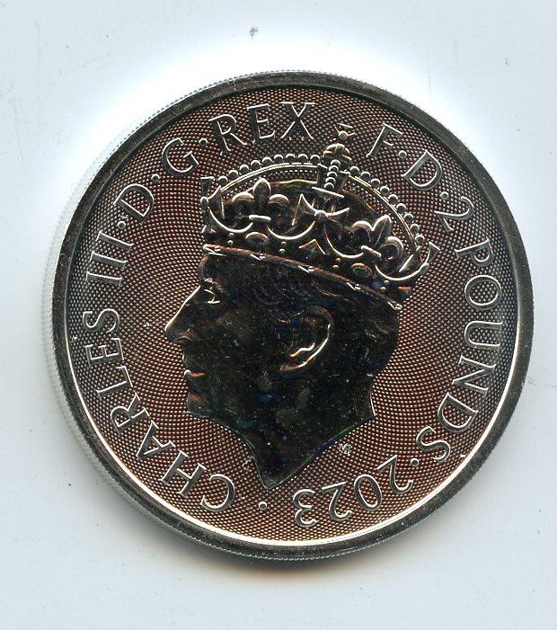 The Coronation Britannia 2023 1oz Silver Bullion Coin