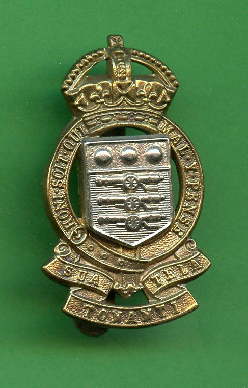 Royal Army Ordnance Corps RAOC. Kings Crown  Bi- Metal  Cap Badge