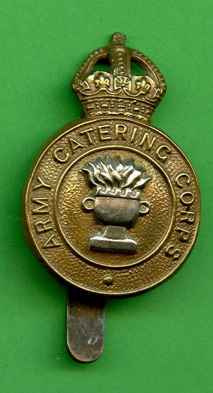 Army Catering Corps  ACC Kings Crown Cap Badge
