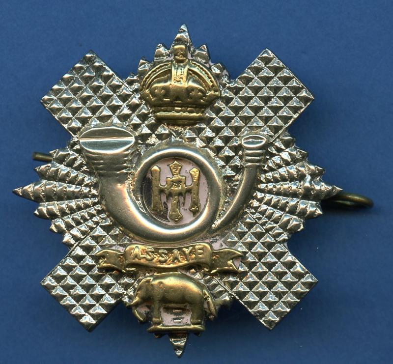 Highland Light Infantry HLI Officers Cap Badge