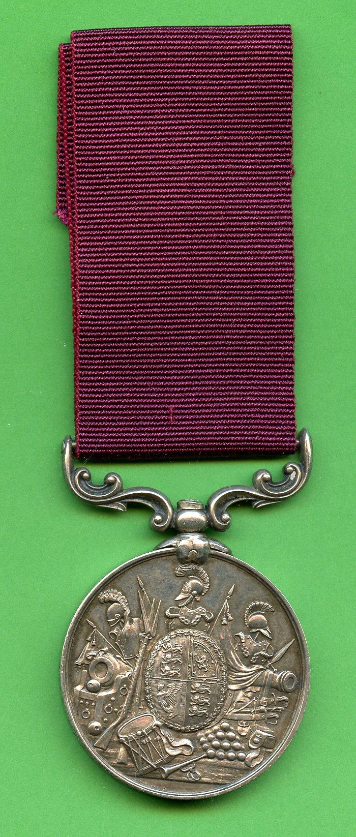 Army Long Service & Good Conduct Medal Victoria ; Cpl William Paterson, 1/21st Foot Royal Scots Fusiliers