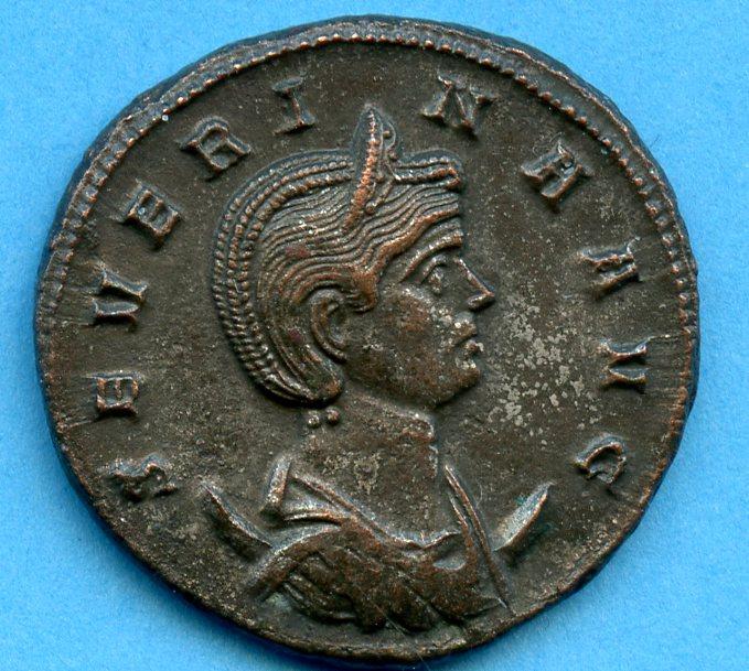 ROMAN SEVERINA, Wife of Aurelian, (AD 274-5) Antoninianus coin