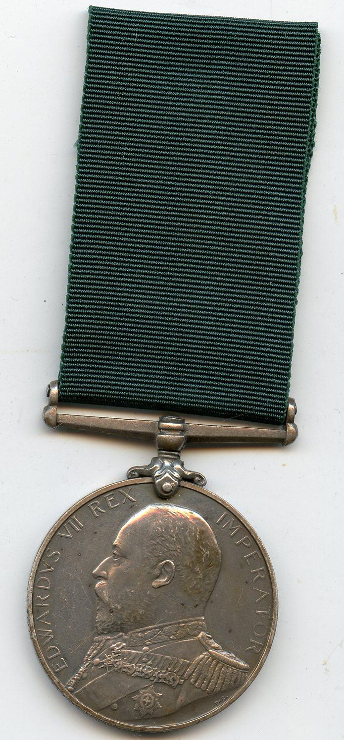 Royal Naval Reserve Long Service Medal Seaman 1st Class A Hill  Royal Naval Reserve ( Bristol)