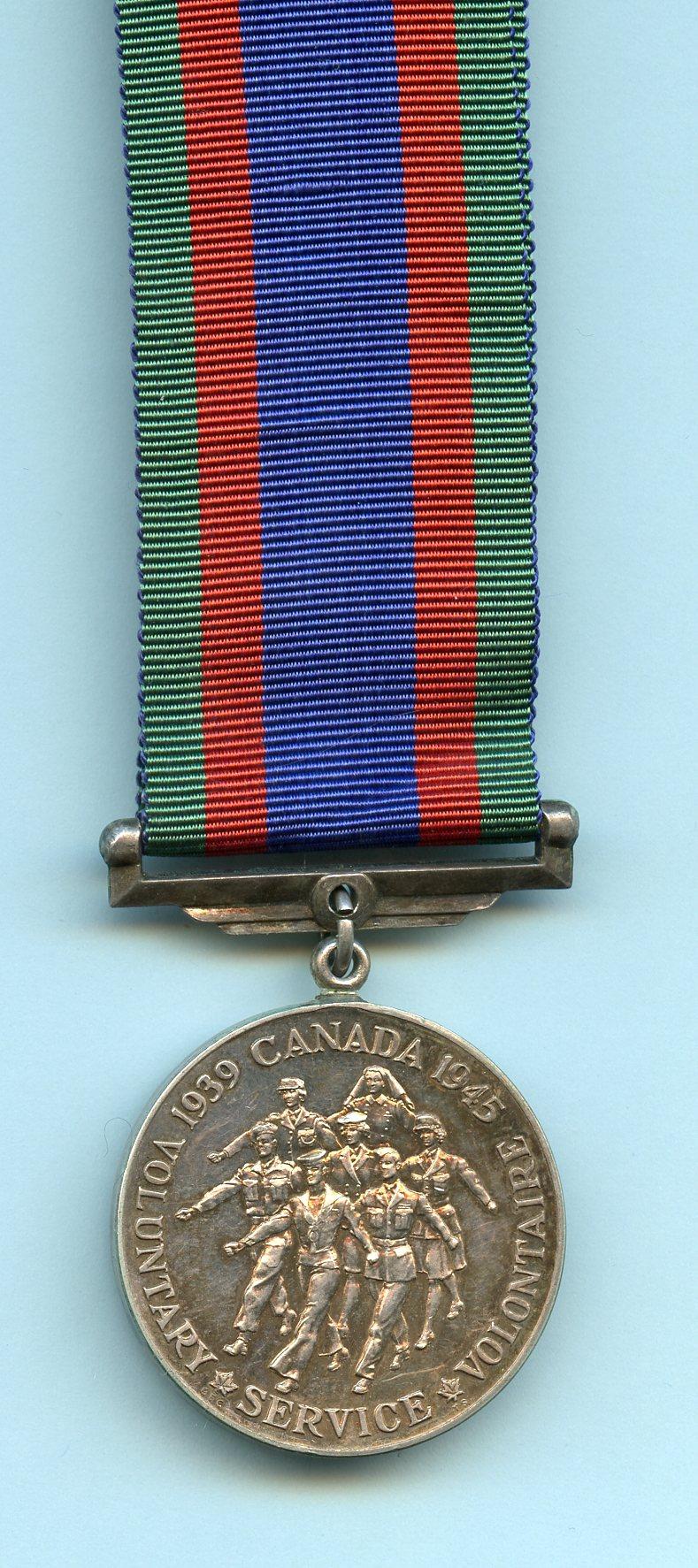 WW2 Canadian Volunteer Service Medal 1939-45