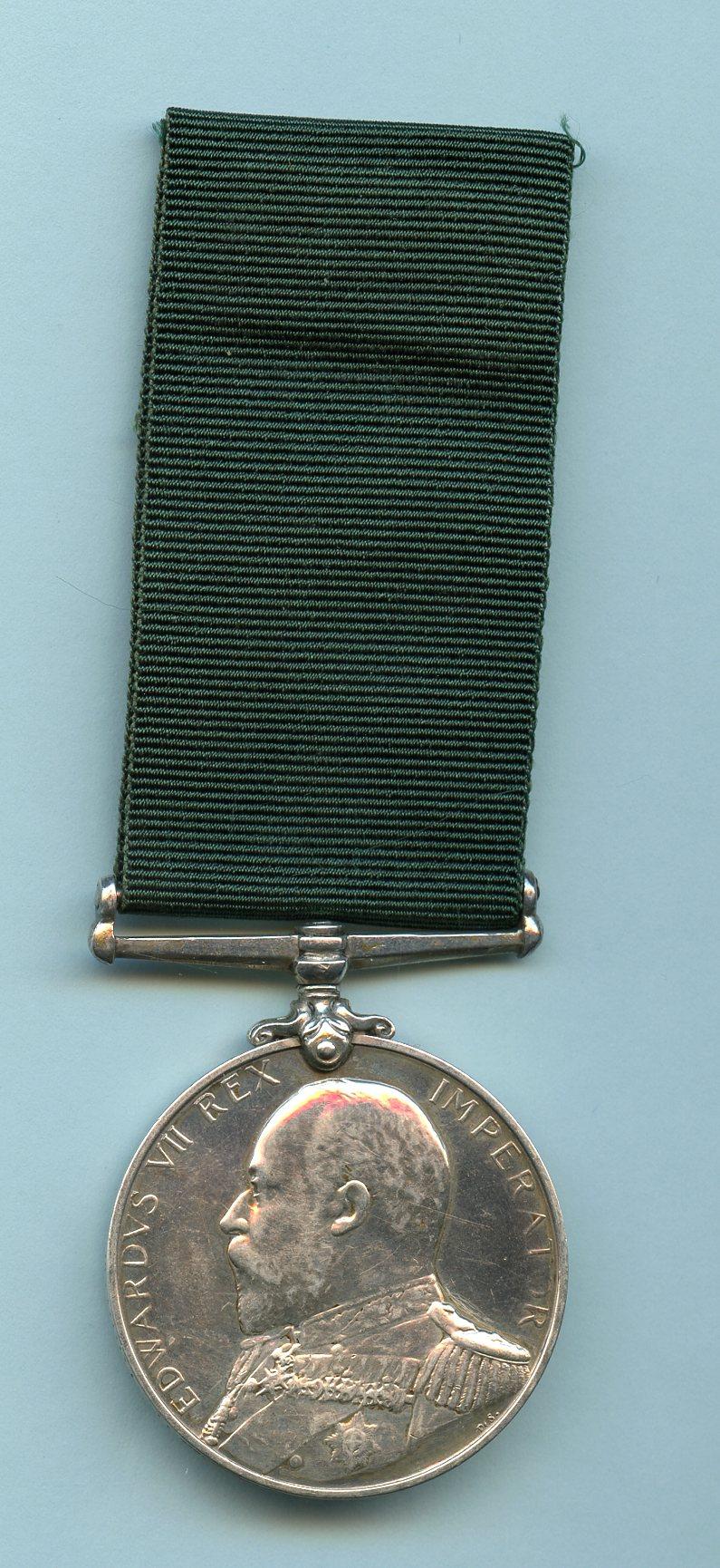 Royal Naval Reserve Long Service Medal To Seaman 1st Class J Scott, R.N.R.