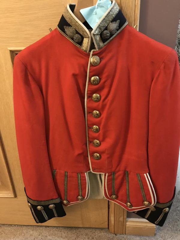 Royal Scots Fusiliers Officers Red Tunic Jacket