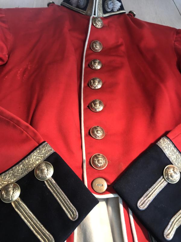 Royal Scots Fusiliers Officers   Victorian Red Tunic Jacket