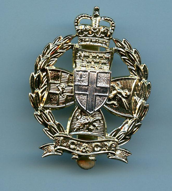 Inns of Court & City Yeomanry Anodised Cap Badge