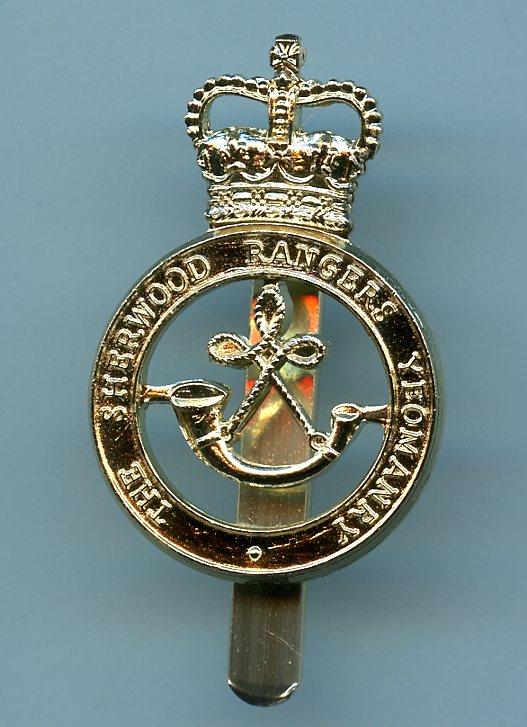 The Sherwood Rangers Yeomanry Anodised Cap Badge