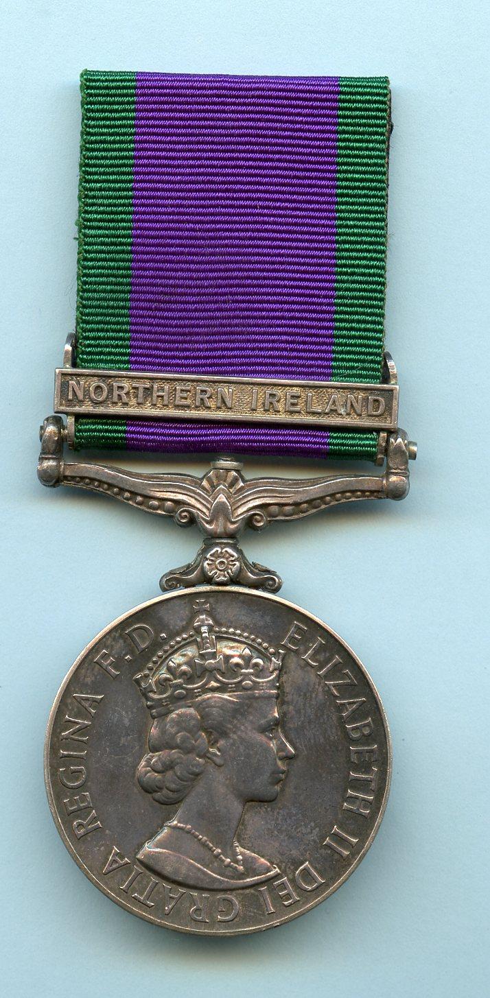 Campaign Service Medal 1962 Northern Ireland, Driver Royal Corps of Transport