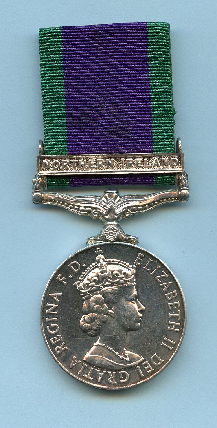 Campaign Service Medal 1962  Northern Ireland, Pte Royal Logistics Corps