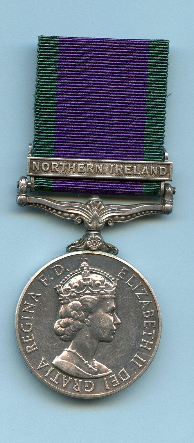 Campaign Service Medal 1962  Northern Ireland : Pte Queens Lancashire Regiment