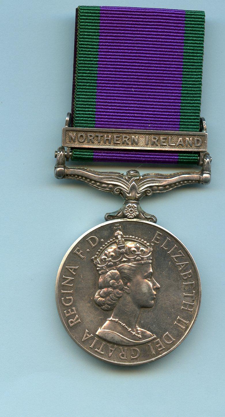 Campaign Service Medal 1962  Northern Ireland : Pte,  Royal Regiment of Fusiliers