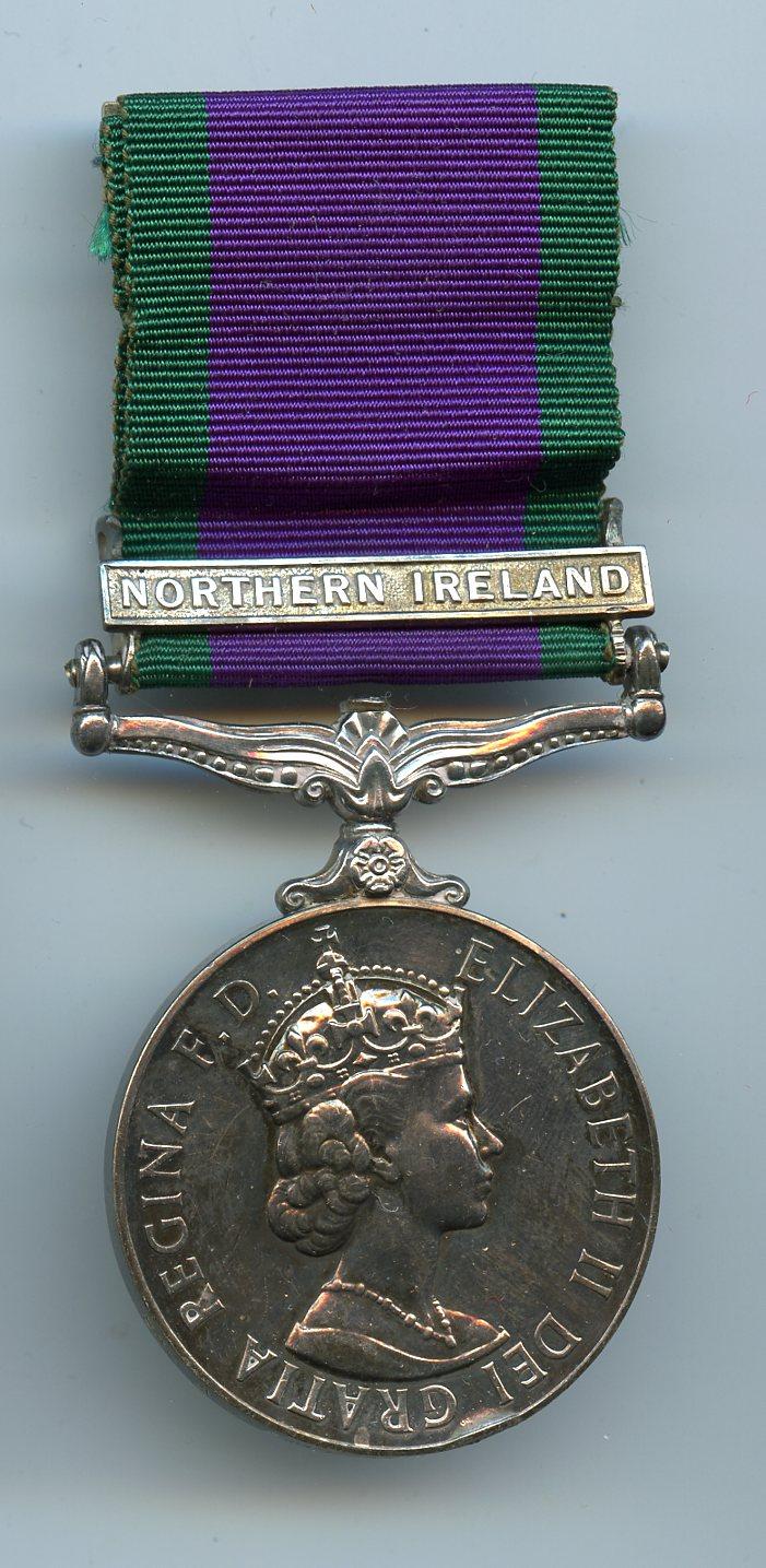 Campaign Service Medal 1962   1 Clasp Northern Ireland To  Senior Aircraftsman Royal Air Force RAF