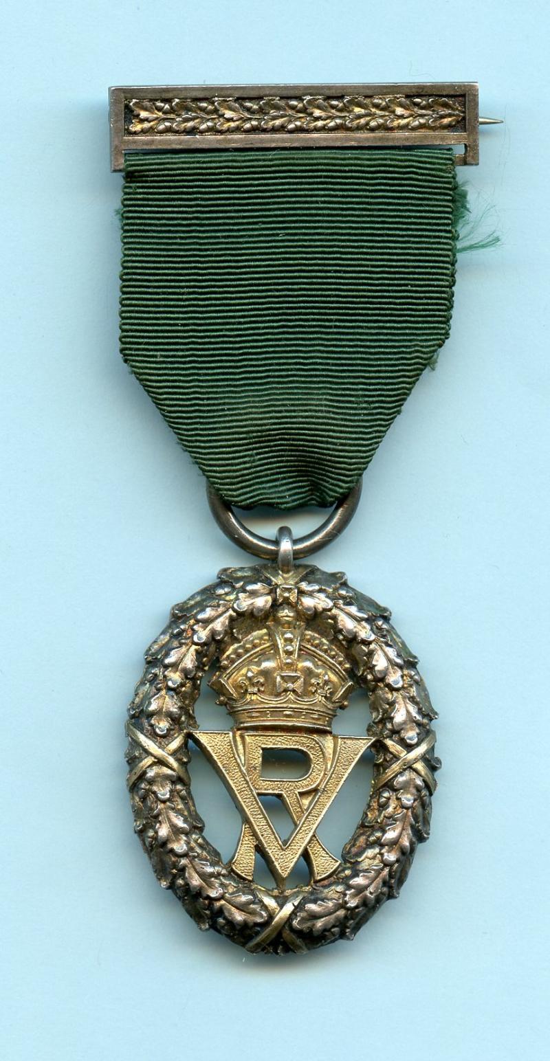 Volunteer Officers' Decoration. Victorian  Medal 1893