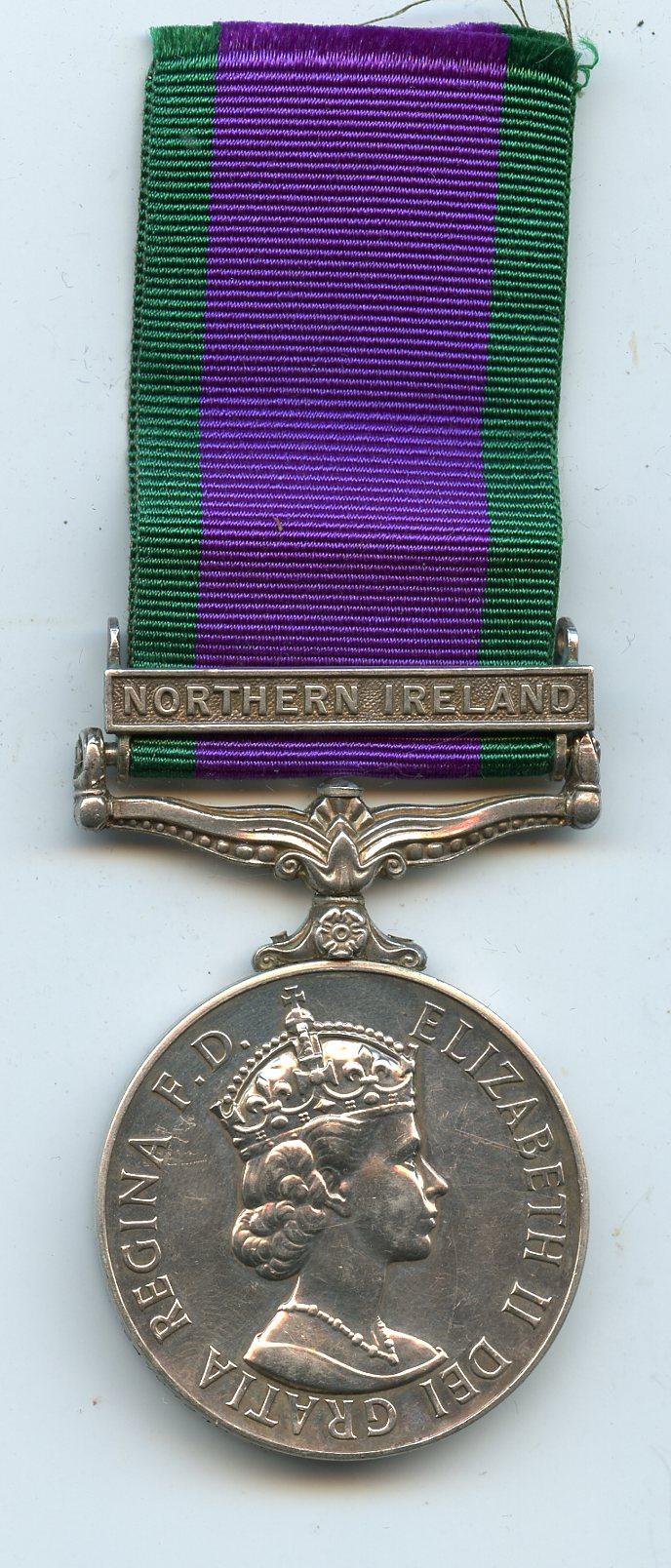 Campaign Service Medal 1962  1 Clasp Northern Ireland To Guardsman Welsh Guards