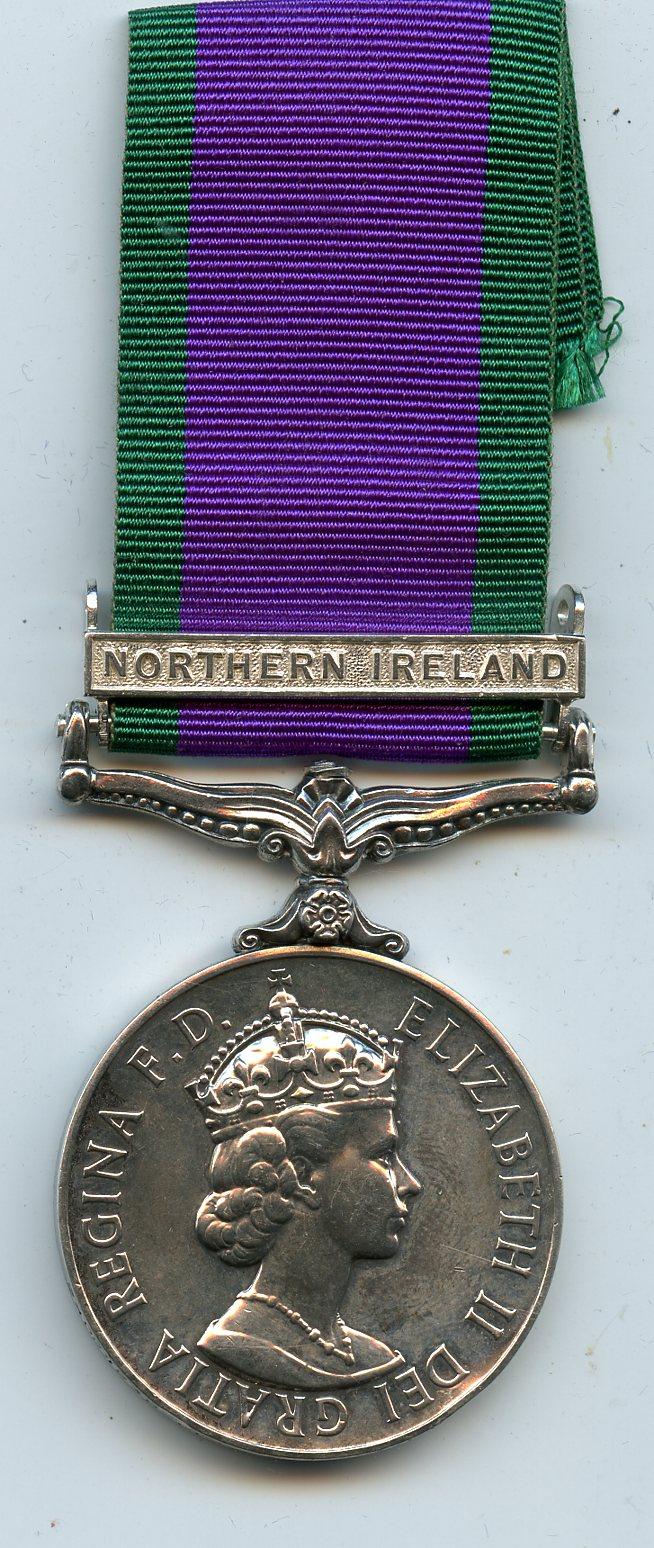 Campaign Service Medal 1962  1 Clasp Northern Ireland To Guardsman, Scots Guards