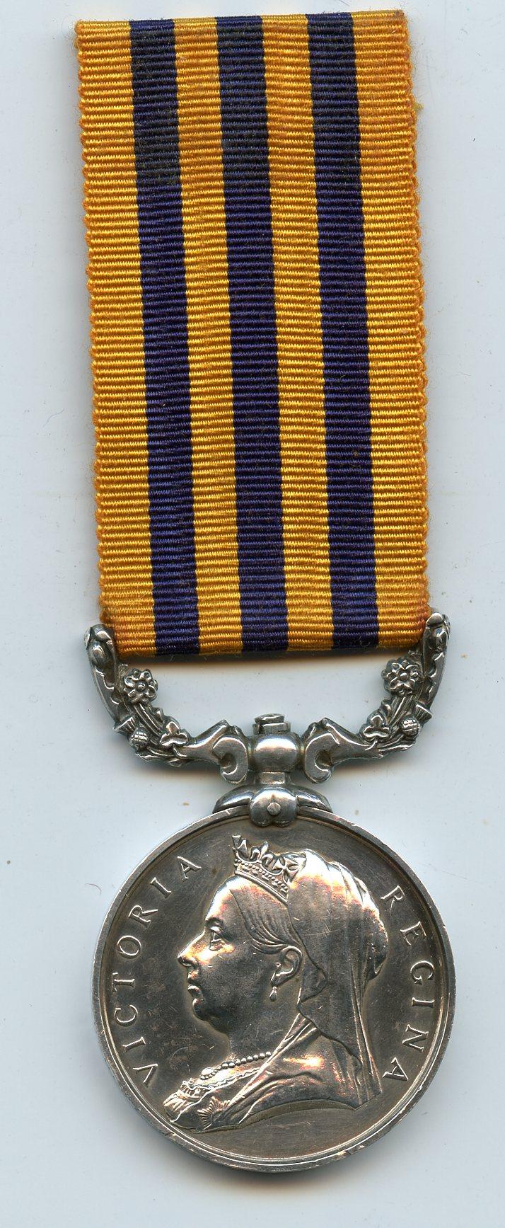 British South Africa Company Medal (Rhodesia 1896)  To Trooper E.A.W. Young, Gwelo Volunteers