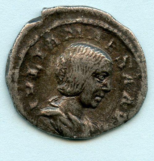 ROMAN EMPRESS JULIA  MAESA silver denarius coin