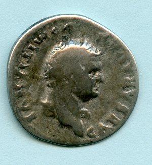 ROMAN EMPEROR DOMITIAN silver denarius coin