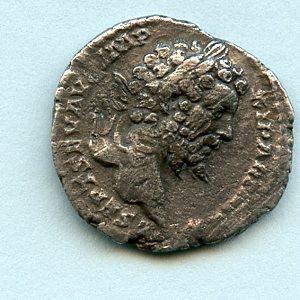 ROMAN EMPEROR SEPTIMUS SEVERUS (AD 193-211) silver denarius coin