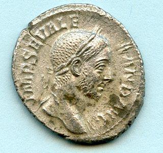 ROMAN EMPEROR SEVERUS ALEXANDER (222-235) silver denarius coin