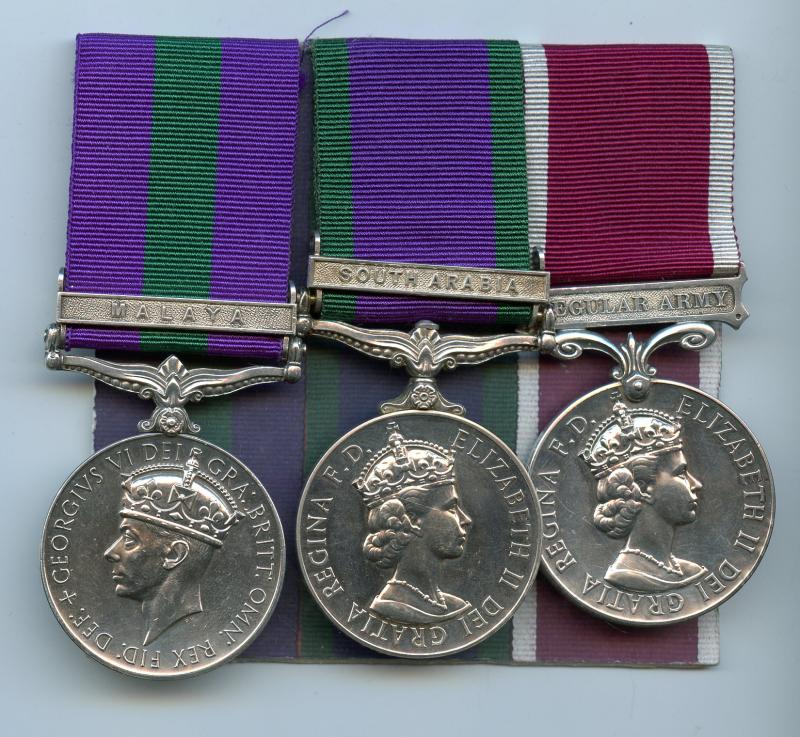 Malaya & South Arabia Campaign Group of Medals To Staff Sgt  R. A. Gardiner, Royal Electrical & Mechanical Engineers