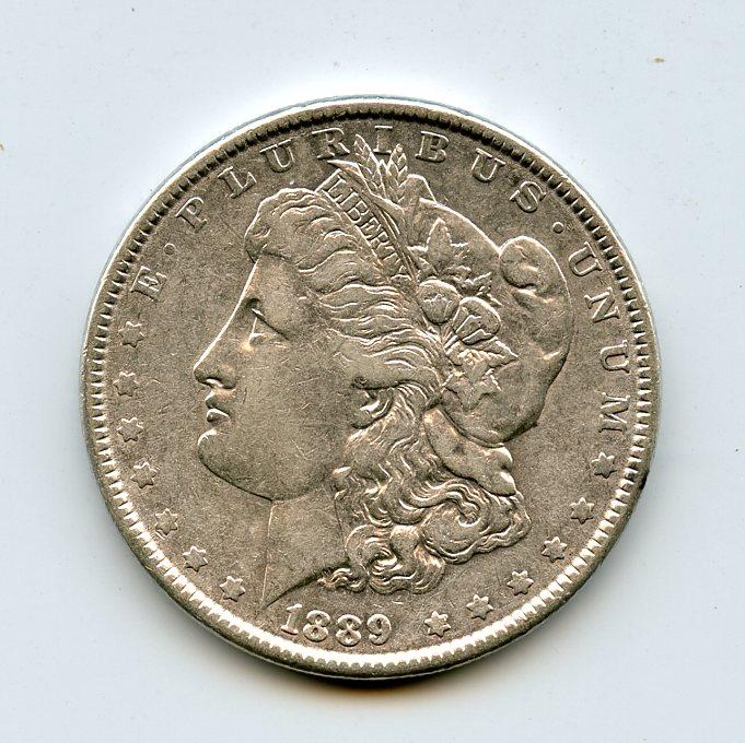 U.S.A. Silver One Dollar Coin Dated 1889