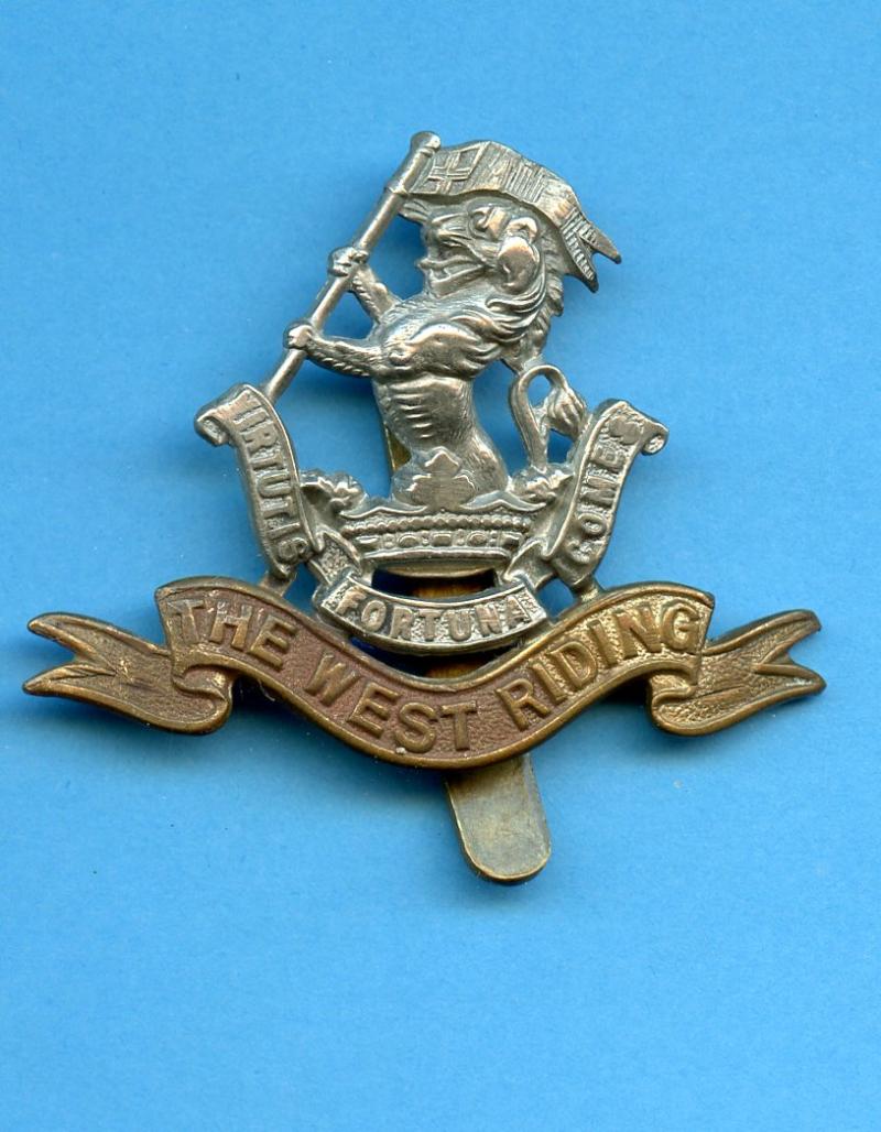 West Riding Duke of Wellingtons Regiment Bi- Metal Cap Badge