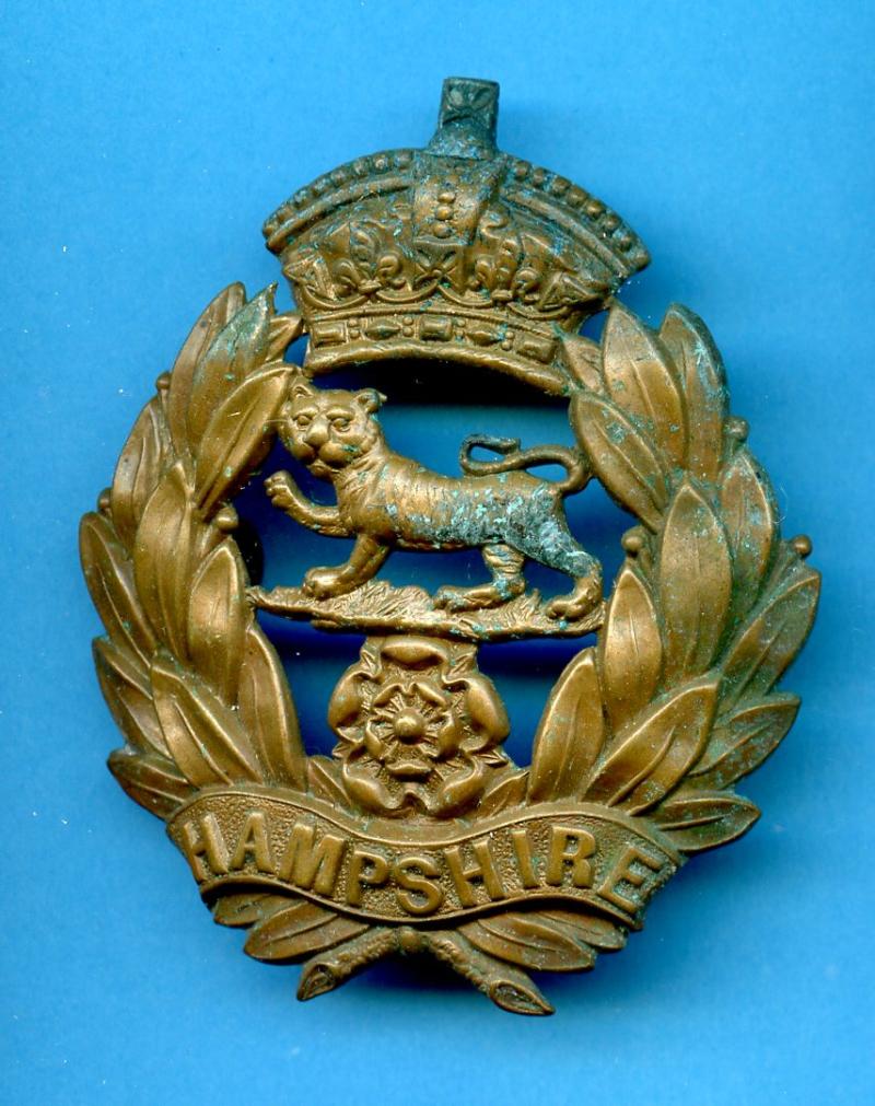 Hampshire Regiment Foreign Service Pagri Badge