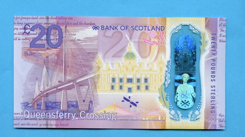 Bank of Scotland  New Polymer £20 Note  Queens Ferry Crossing Commemorative Dated 1st June  2019