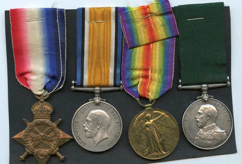 1914-15 Trio World War One Medals & Royal Naval Reserve Long Service Medal To James McMillan, Royal Naval Reserve