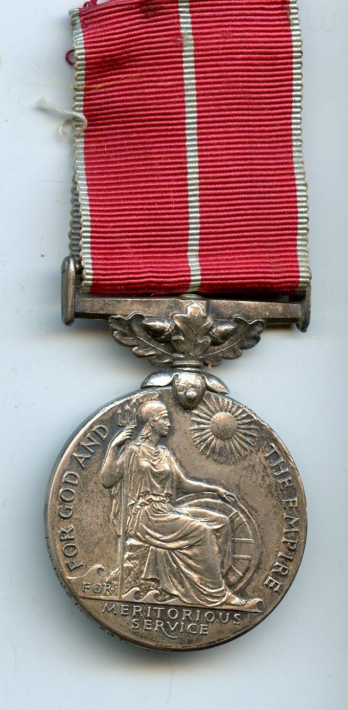 British Empire Medal To Sergeant Hugh Craig Dowal,  Royal Army Ordnance Corps