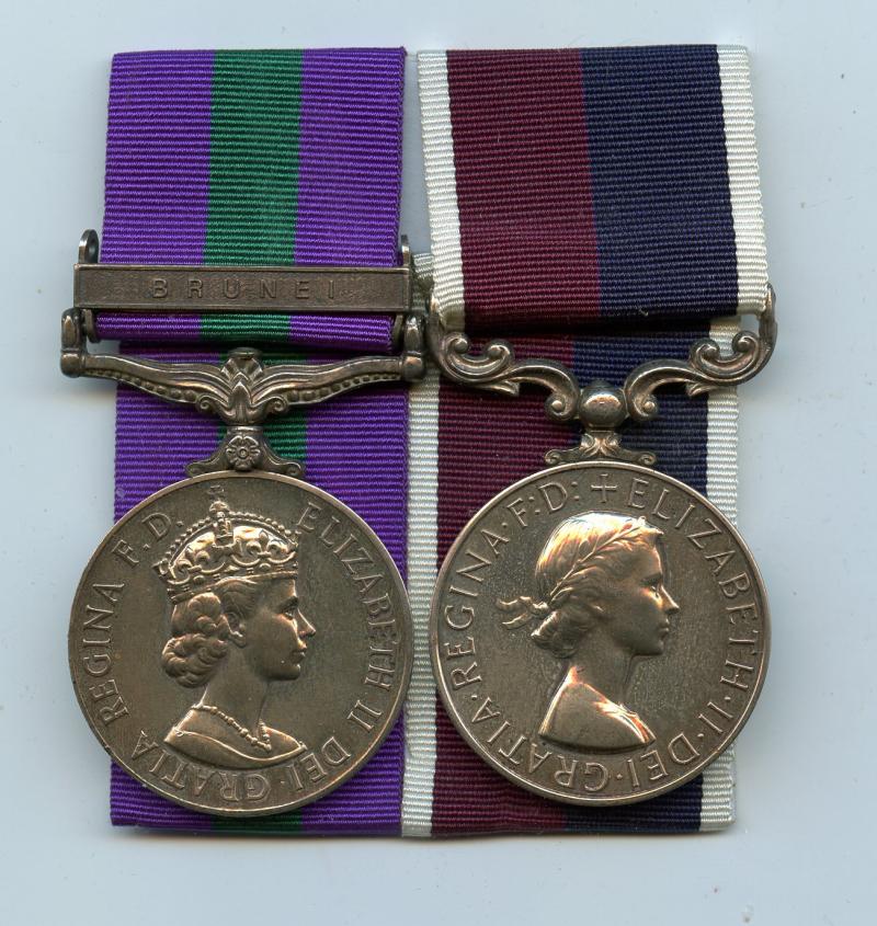 General Service Medal Brunei & RAF LS&GC Medal Pair To Sgt C Griffiths, Royal Air Force